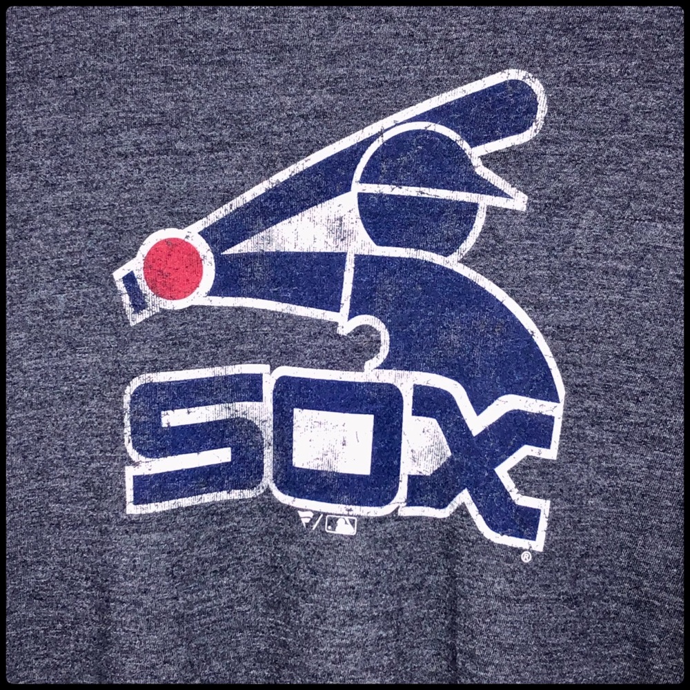 Fanatics ⚾️ W-SOX, Chicago, XL, Like New, Go WhiteSox, Heather, Blue, Gray,
